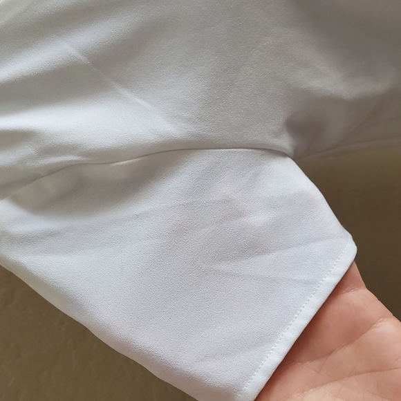 Lulus White Short Sleeve Tunic  Size M - Picture 2 of 6